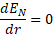 DEN = 0 dr