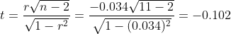 t = run-2 V1 - 2 -0.03411 - 2 1 - (0.034)