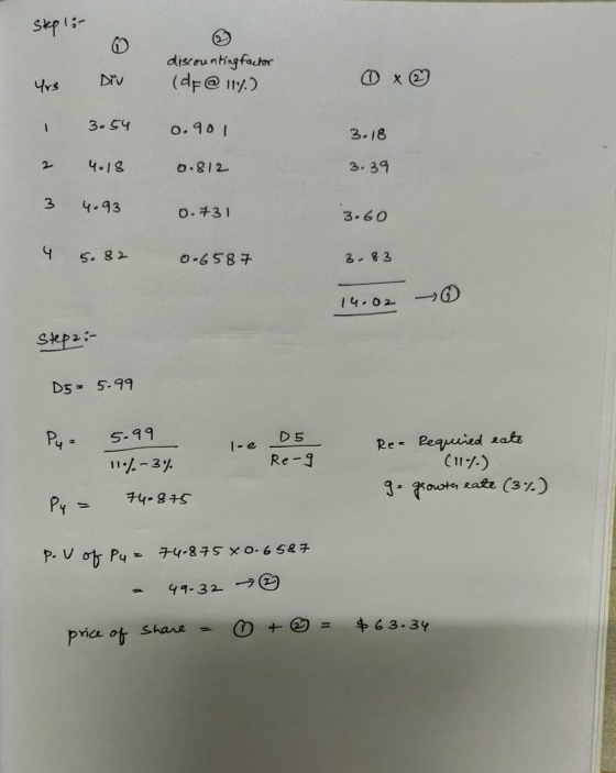 discounting factor (dp@114.) 0 x® I 3.54 3.54 0.901 3.18 3.39 4.18 0.812 4.93 0.731 3.60 4 5.82 0.6587 3.83 14.02 Stepzi- D5