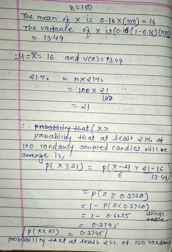 N100 The mean of x is 0,16% (100) = 16 The varjanle 07 X 19 (0:16 (1–0:16) (100) = 13.440 M = x= 16 and vcx) = 93.44 21% = nx