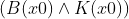 (B(x0)wedge K(x0))