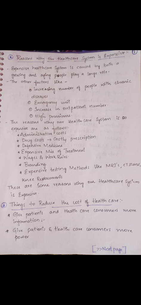 U expensive * Reasons why our Health care system is experts - Expensive healthcare System is caused by both growing and aging