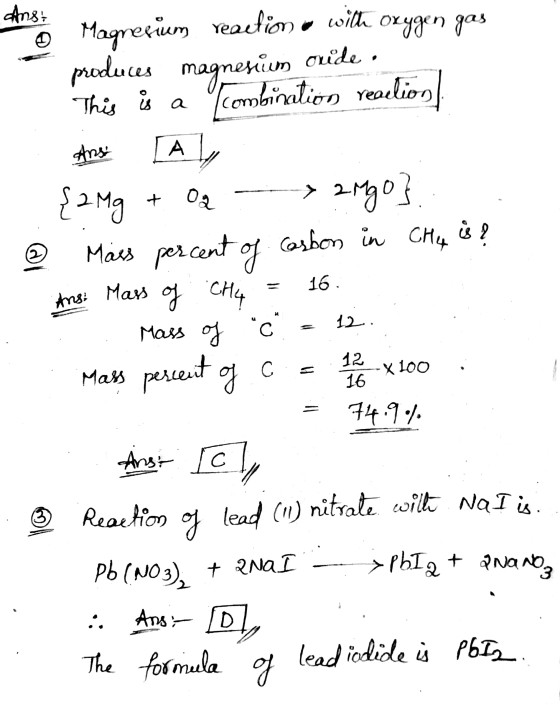 0 Magnesium reaction or wilt oxygen gas . produces magnesium oxide. This is a combination reaction Ansi A {2Mg + O 2 MO}.. @