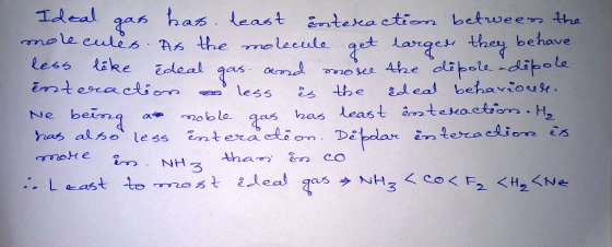 has. least mole cules hs the molecula Ideal antera ction between the behave १ arg esee Atre dipole dipo le &deal behavious ha