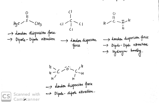 och med en forma remote H₃ C CH3 cinc H ar H → London dispersion force → Dipole-Dipole attraction London dispersion force → L