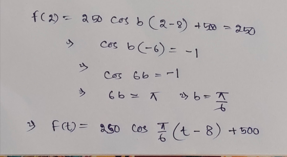 {С 1) — аясе Ь (а-2) - = cos b(-6) - - | 2) Ч ५ Сот cь = -1 СЬ Л Ь= 1 5 F(t) = 250 cos + (- 8) + 500