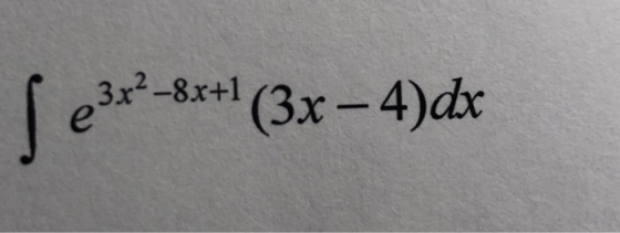 e3x?-8**l(3x – 4)dx