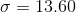 0 = 13.60