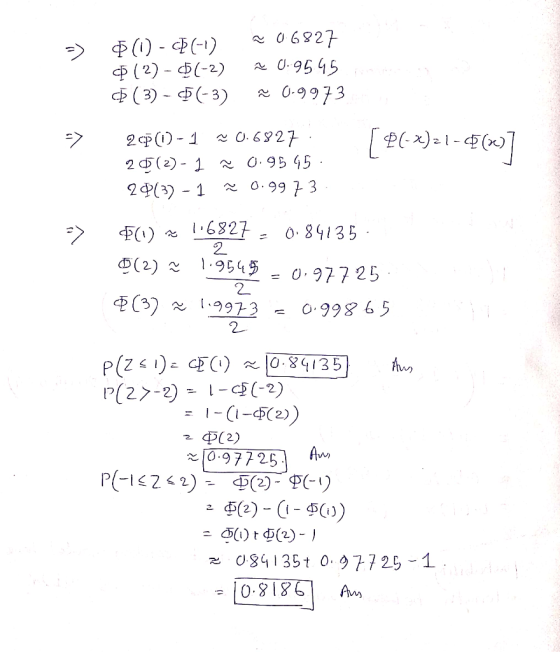ф(2)-ф(-2) p (3). Ф(-3) ~095 45 ~0.9973 2 σ(2)-1 ~ 0.95 45 2(3) 1 0 9973 2 0(2) ~ 1.9545 = 0.97725 2 2 2 ф(2) ~10.97725 Av. 0