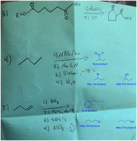 Eto 2 Na Cfinal product Br CN 니.)Re step 1st product step 2nd product BHy 2.) μ2oz, net小final product 3.) 50 C12 7 step 3rd p