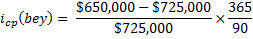 365 $650,000 - $725,000 icp(bey) = ? $725,000