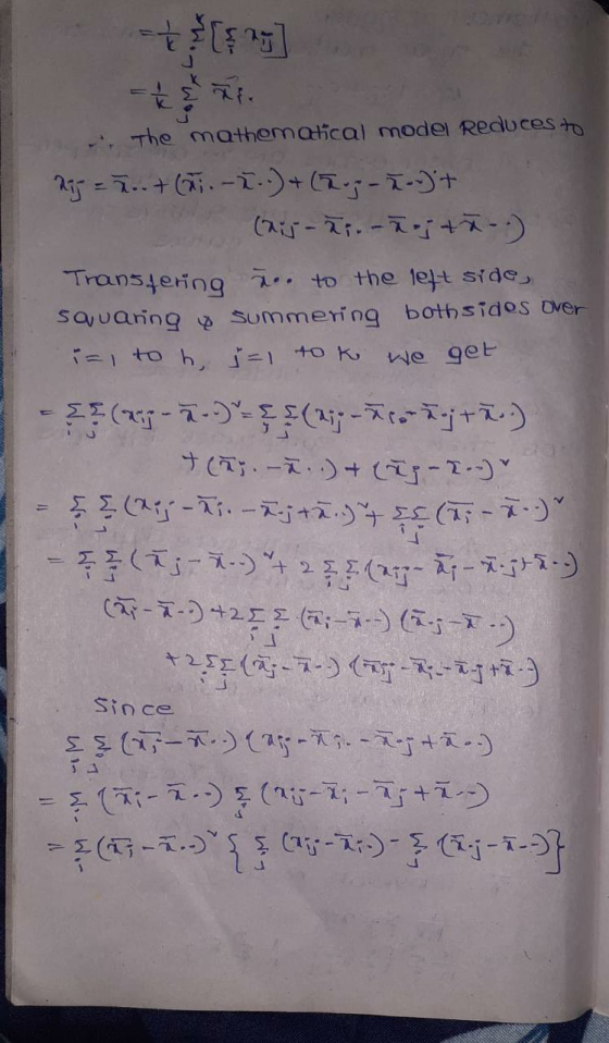 - The mathematical modei reduces to ni = 7+ (7. - 2- .) + (7.3 - 1.t (ris- ni. - neith- Transfering .. to the left side Squar