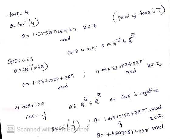 of tano is T tano=4 Ostant (4) ( period KEZ O=1037581766 + KT wad Q Coso is tue, o E QI Ven. Coso= 0.28 O = co(0.28) KEZ ; 4