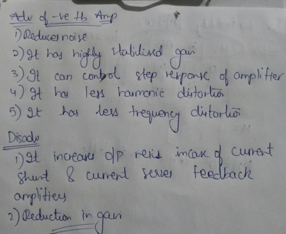)poduce noise Disodl haut cured yeue feeback 2) Peductiton in cam