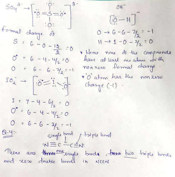 5044 . Q: 7a- 504 OH +0=s=o formal charge of s = 6-1 0 →6-6-4--| H → 1-0 - 42-0 & Hence none of the comprends have at least o