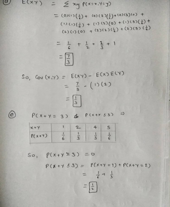 ニ(0) ( 1 ) (t) + (0) ( 2 )()+(o)(3) (0) + (1) (リは)十 (1) (2) (0) + ( ) ( 3)(d) 3 3 3 3 12 45 P(x) 3 3 3