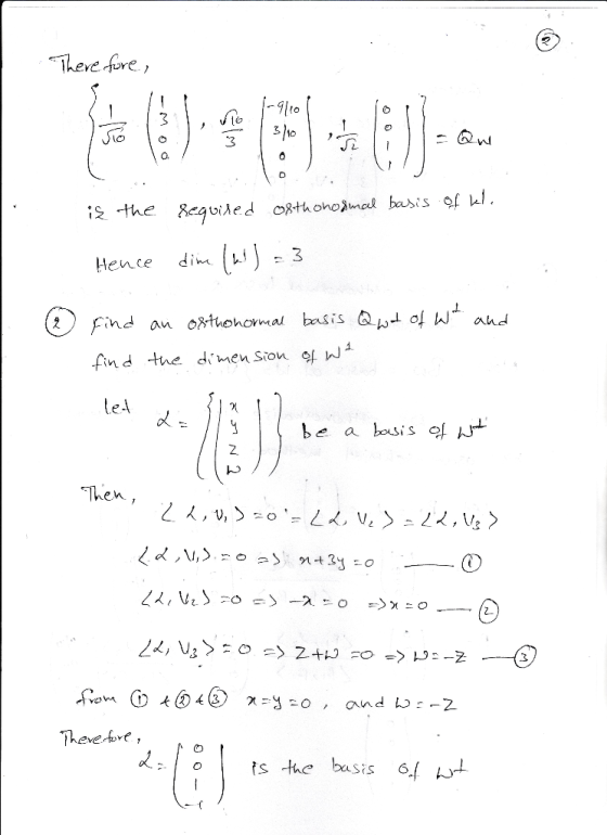 O. ence diu thi- 3 find the dinen son 와wi Le od 2. ho eh D tbh@ avo χ-3-o, and L):-2 ts the basis f