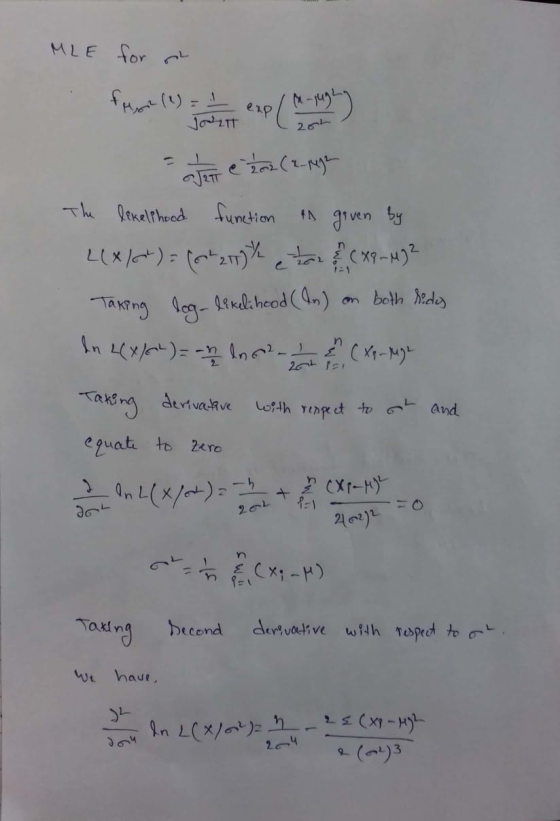 MLE or Javit 2 J2TT Th Itnaltheeduntion IN g1ven by L(X)2)t on both rday n Ly In M ek ngdertvatve Lo94h eet to and quati to 2