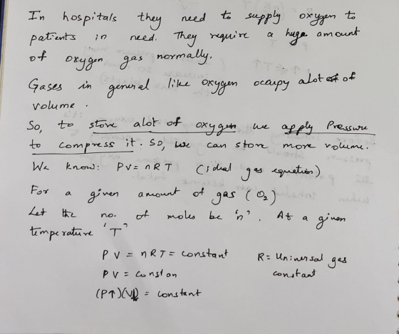 In hospitals they need to supply oxygen to patients in need. They require a huge amount of oxygen gas normally, TTO Gases in