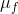 \mu _{f}