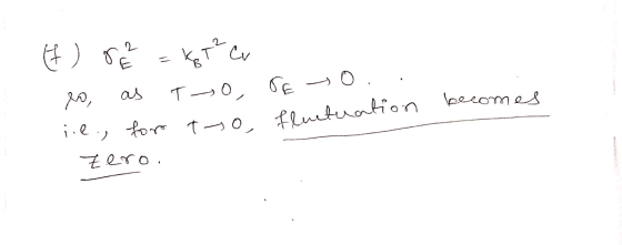 (A) re = K8 th Cv po, as T-O, i.l., for tro, SE ~o.. fluctuation becomes zero.