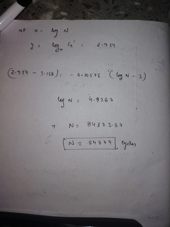 at 42 leyn - 954 (२.१७५ - 3. 155 ) : - 6.05 16 (ugN - 3) ८६ N = 4.9282 7 Na84873.50 84874 eycles