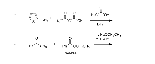 BF3 1. NaOCH2CH3 2. H30+ fil excesS