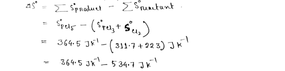 25° = sproduet - Srunetunt. = Spels -(Spelz + sus) = 3645 Jx-(311.7 +223) JK! = 364.5Jx534.7 Jk