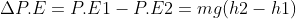 АР.Е — Р.E1 - Р.E2 — тдh2 — h1)