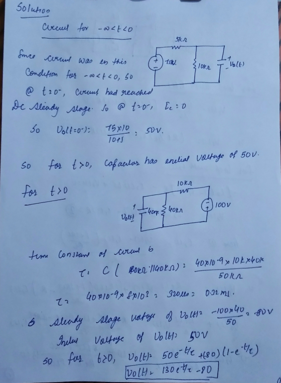 Solution Circus for w<LO 5kr It face cond was en this Condition for w<f<0,50 7541 loker Valt) @ tzon, Crauf had reached slead