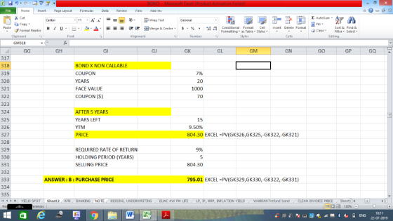 OND - Microsoft Excel (Product A File Home Insert Page Layout Formulas Data Review View Add-Ins Cut - AutoSum General A A Wra