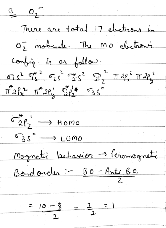 Than aru total 17 elctrons in o makulThu mo elrthon Cofrin as 2. 2 T T 2 Homo mogmeti buhaior Bondordn- BO-Anti B.o fenemagne