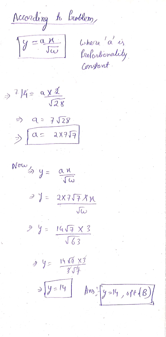 Acording to broblem, where a is 19 са и 1 10. Jю | Proportionality Constant. • е не = &ZNE = b аг эхэ17 нь уг а ( и MX ENExc