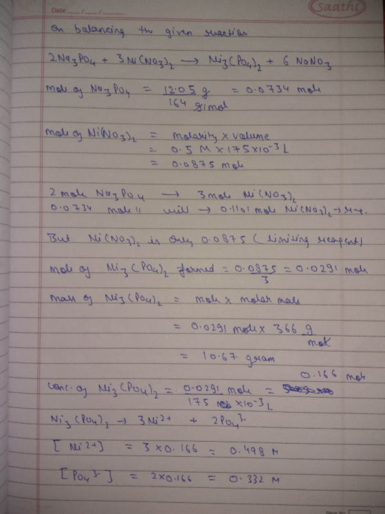 Saathi Date Sn balancing th gien tsetiBa 3 Ni CN03) NigCPo 6No No Mal a Nog Poy 12:05 9 164 31met O.0734 mel mal & NiNos) mal