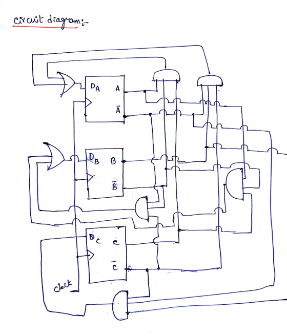 circuit diagram: clock