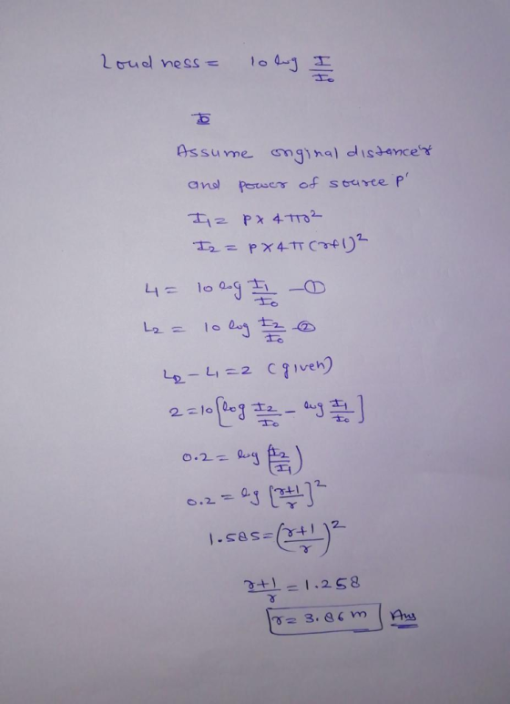 Assume gna distance し2 1.258