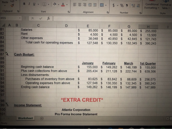 BILA - $ % ) Conditional Format Formatting Table Clipboard F Font Alignment Number Styles H55 AB 81 82 . : X fie D Salaries R