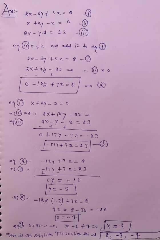 Ari 528 2 = 2x-04 + 6 x tay ox ayat = eqo (11 x 42 aag add it to en 2x - dy +52 = 8 2x+4y + o-129 +72=8 eq x+2y-2=0 8x+167 ox