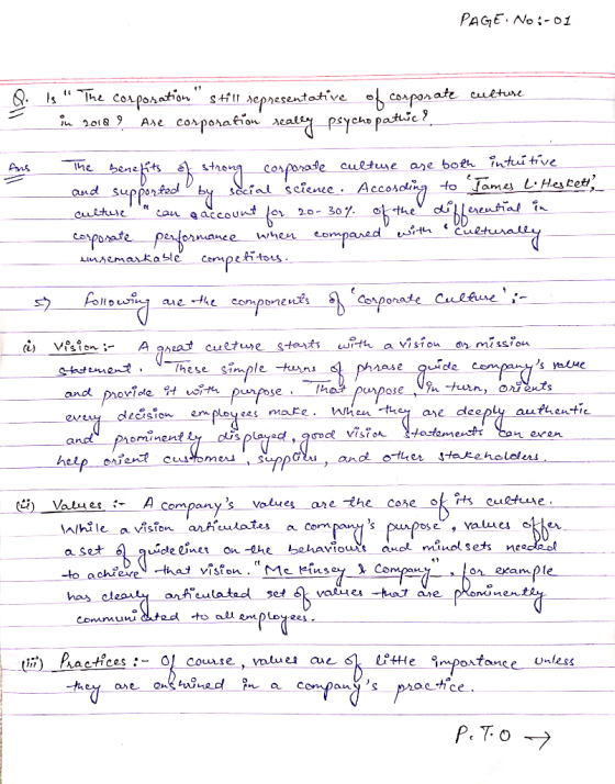 PAGE. No-01 The corposation s aepnesentative fcosposate cuuetrure Are cosporation seats psycuo patule ?. in 2018 9 he benets