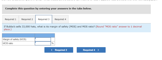 LIDODODPOVEDLO. PITEL POD Complete this question by entering your answers in the tabs below. Required 1 Required 2 Required 3