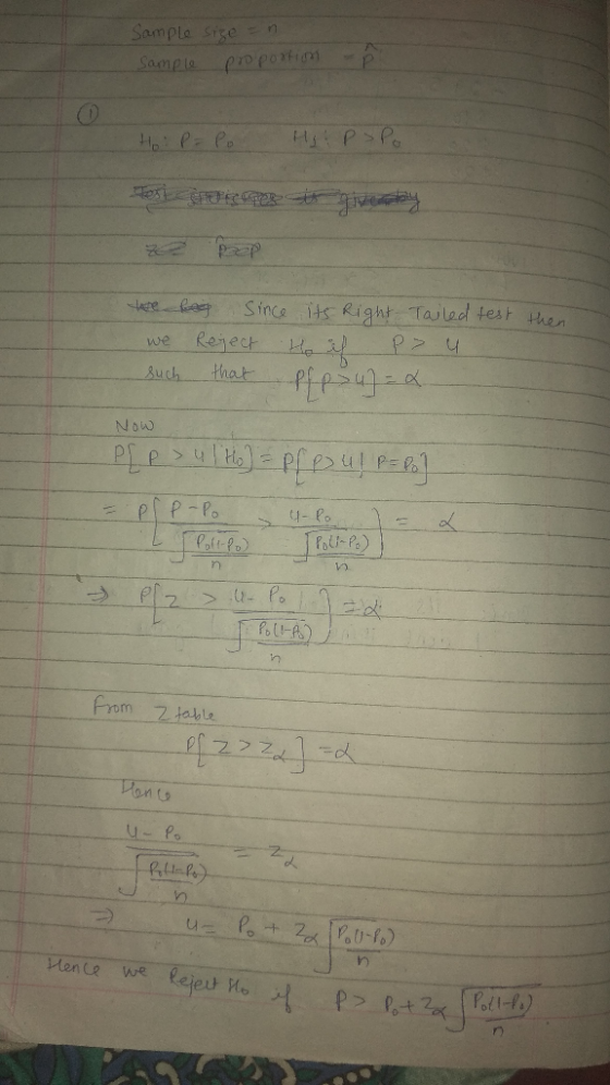 Sample Sige = Coportin Sample HPSP Resi &2 relay its Right Tailed test hen Since Reject that we Such Now PP-Po y-Po Jauts 91