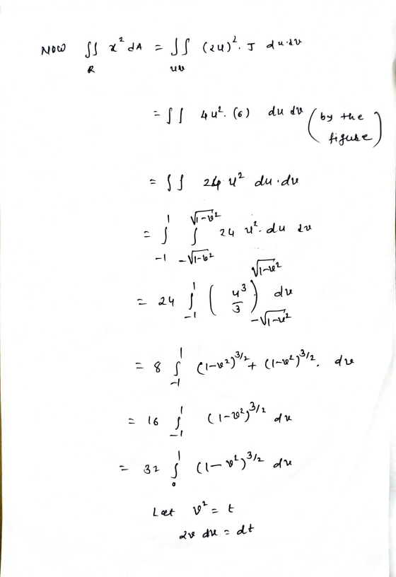 2 NOW I dudu R by the (o = 8s (1-62% Ss x da JS (20)? 3 Esl 4u? (6) du du figure = 11 24 4² du du u² du ar - - V -22 dre + (1