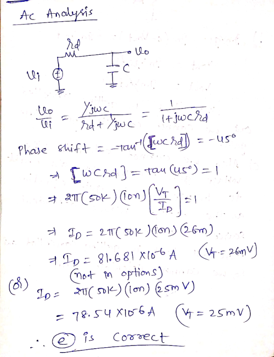 Ac Analysis าง 3) no+ otions