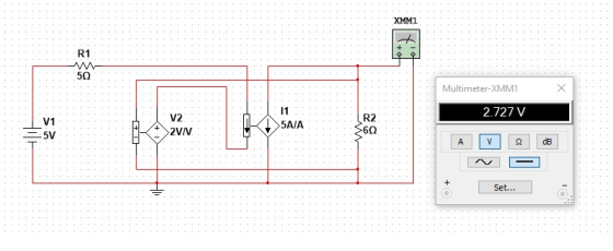 XMMI R 1 . . Multimeter-XMM1 2.727 V I R2 015IA 35 >60 FR2VN . . . . dB A v 2 NE Set...