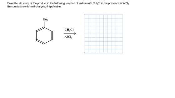 Draw the structure of the product in the following