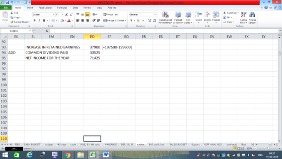 Home ert Page Layout Formulas Data Review V s Cut ta copy. Format Painter Add-Ins Σ AutoSum , Fill Sort &Find & Insert Delet