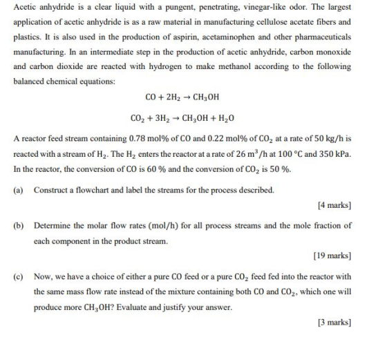 Acetic anhydride is a clear liquid with a pungent, penetrating, vinegar-like odor. The largest application of acetic anhydrid