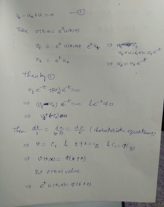 4 - Uxtu - o Kex tex Take ultima etulting of = et ultiest et un tubove 4+ udestue x = et ux - 4x = wee then by af et tebe to