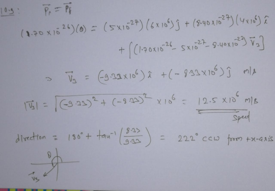 (6x 10)t (340x15) (4)2 (1POXIO)(sXI6 27 +[Cr9ox154 9.40x10 T aax10)+(- 933x10) 12.5 X10 M1s Specf 130 tau directton 222 CCW