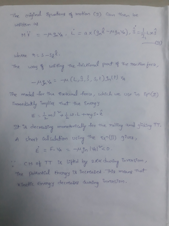 quations of motion (1) can then be The orginal written as M = mugava , i = ax (Inê-ruga VA), & - - xã where na s-sz? The way